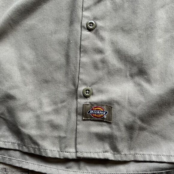 Dickies Short Sleeve Work Shirt Small Dessert Sand Brown Tan - Picture 10 of 10